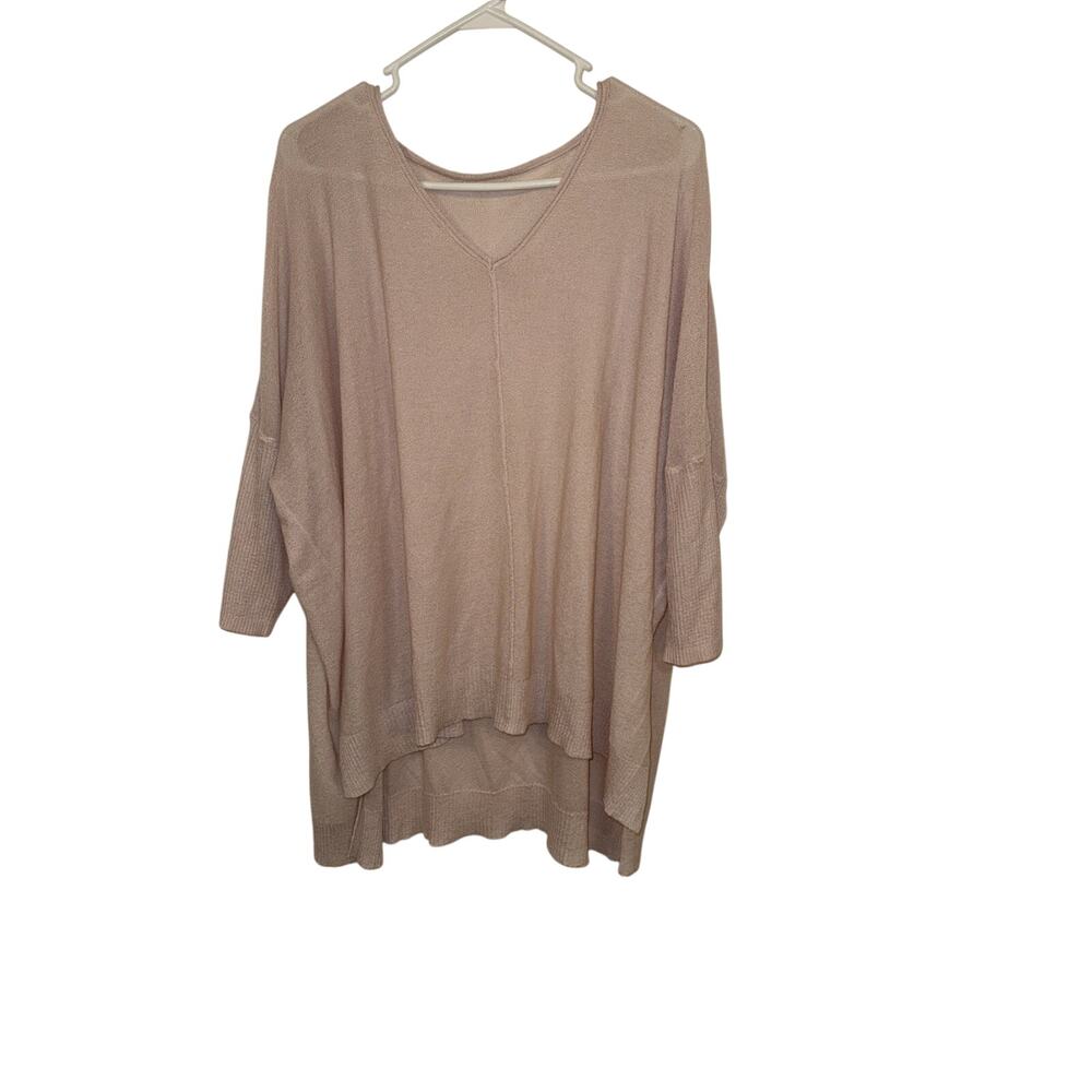 women's beige tassel coverup dress. XL